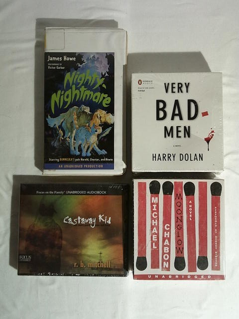Audio Book Lot of 6 Childrens Horror, Adventure, Drama, Anthony Tony Robbins