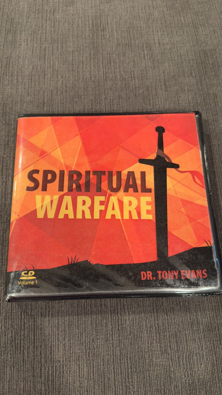 Spiritual Warfare Volume 1 by Dr. Tony Evans Audiobook 6 Disc Set — Used