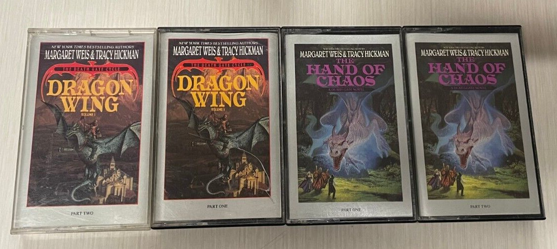 Hand of Chaos Serpent Mage & Dragon Wing Audio Books Cassette Sword & Sorcery