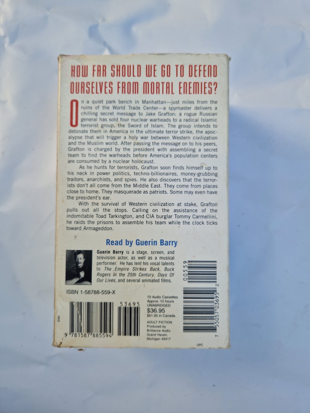 Brilliance Audio Liberty Stephen Coonts Jake Grafton Unabridged Cass Box 2003