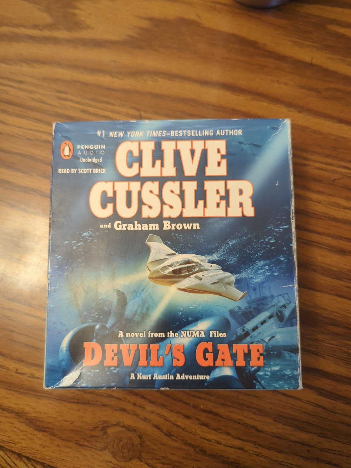 The NUMA Files Devil’s Gate Graham Brown Clive Cussler 2011 Audio CD Tested
