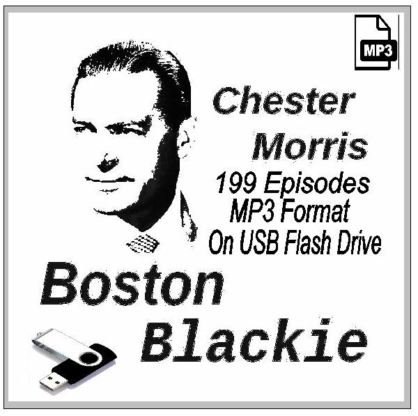 BOSTON BLACKIE 199 Classic Old Time Radio Shows OTR MP3 On USB Flash Drive