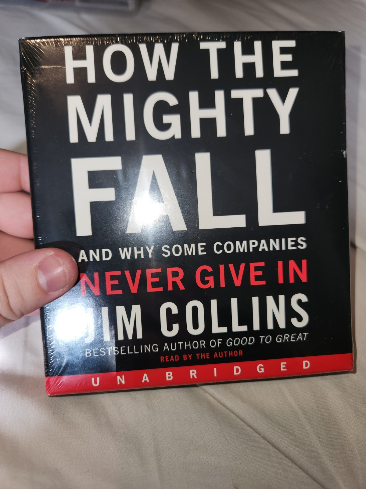 How The Mighty Fall Jim Collins Compact Disc Audiobook CD Unabridged New Sealed