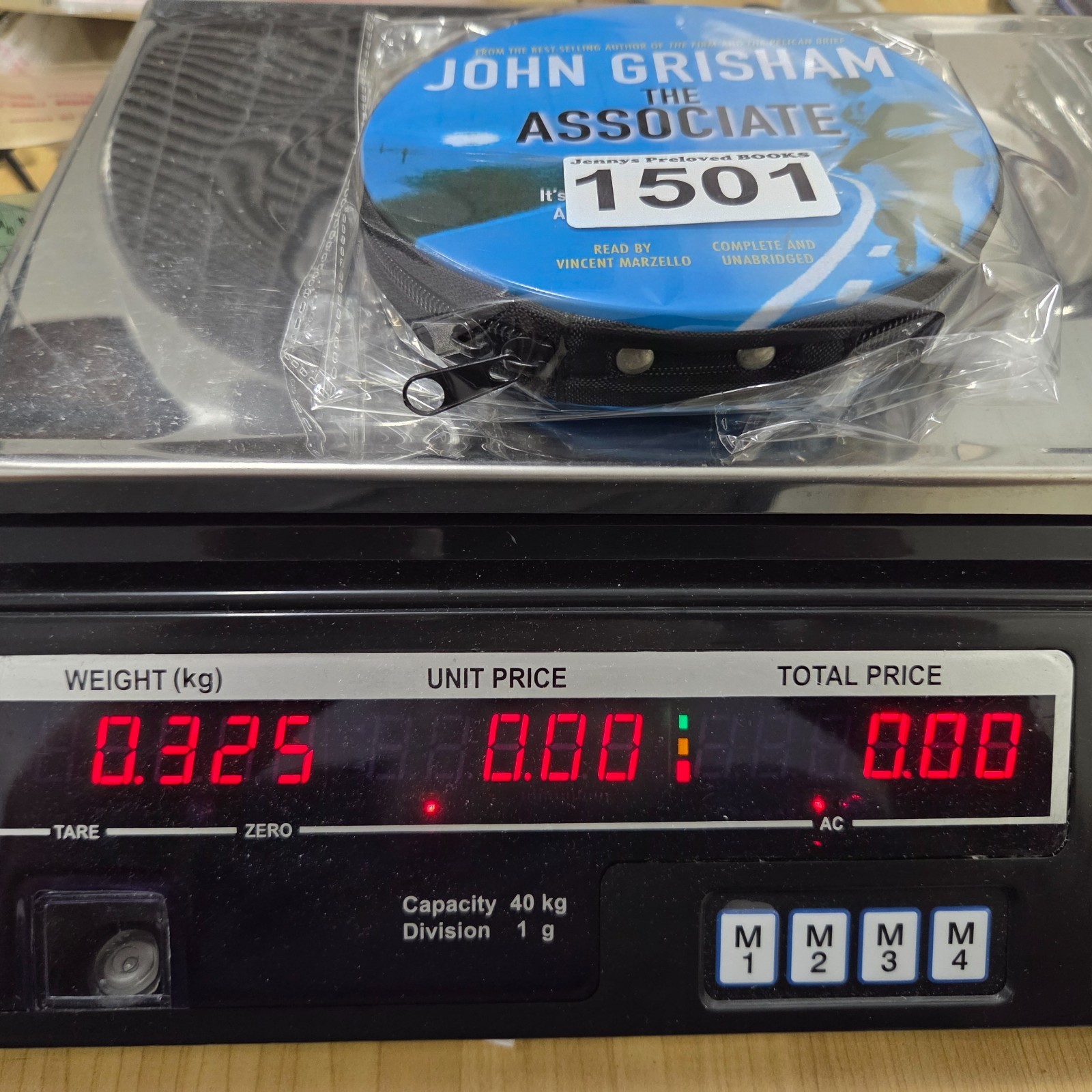 Audio Book The Associate by John Grisham 12 CD Set in a Steel Zipper Case