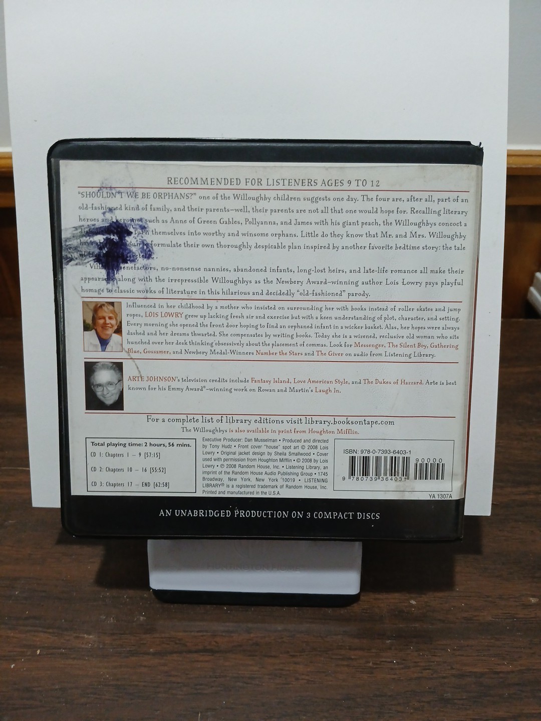 The Willoughbys by Lowry Lois (Compact Disc, Unabridged edition)