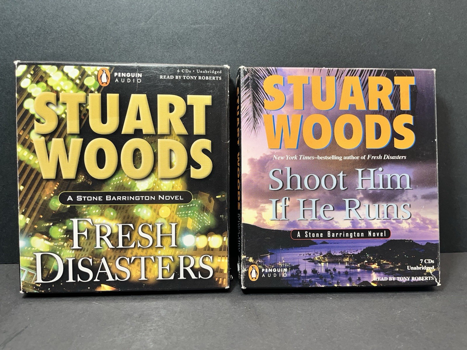 Lot of 2 Stuart Woods Stone Barrington Audiobooks on CD