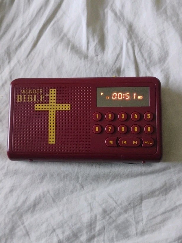 Wonder Bible KJV Talking Audio Bible Player Old Testament *TESTED! WORKS!