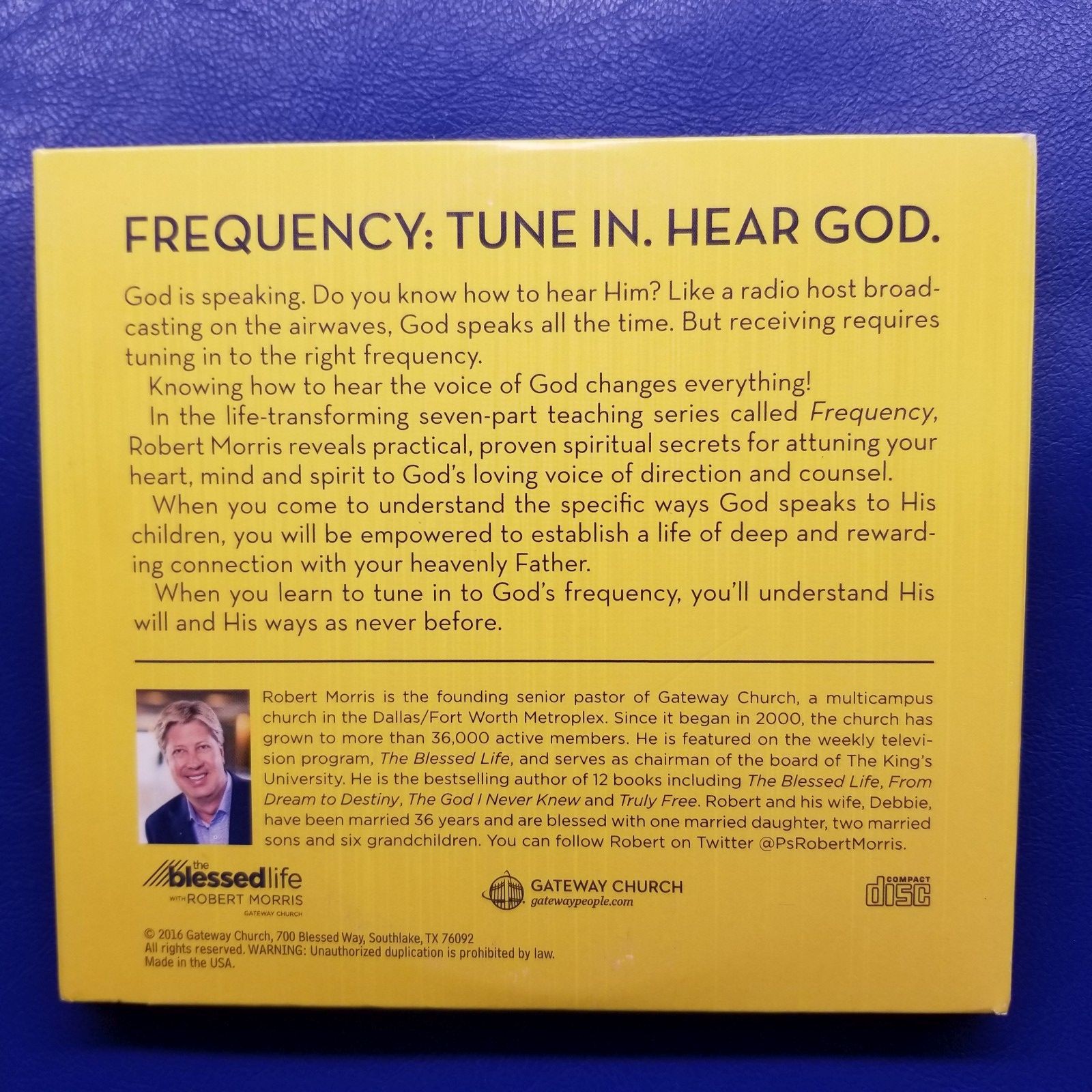 Frequency Tune In Hear God Audio CD by Robert Morris Christian Teaching