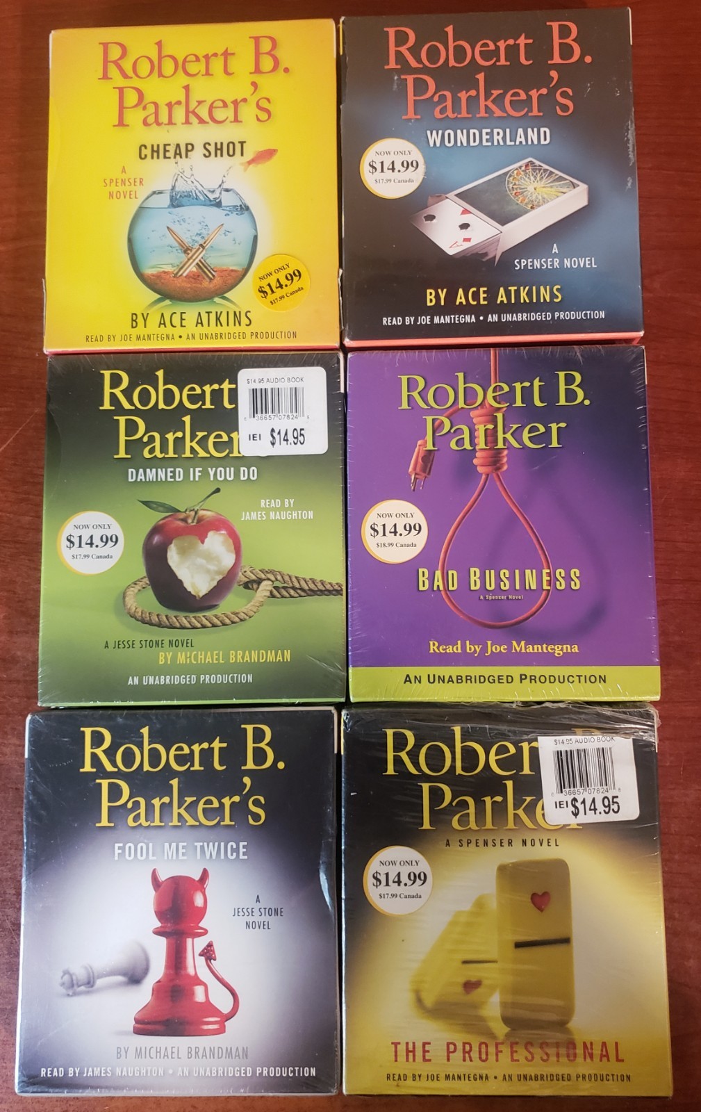 Robert B. Parker’s Damned If You Do, by Michael Brandman (LOT OF 6) PLEASE READ