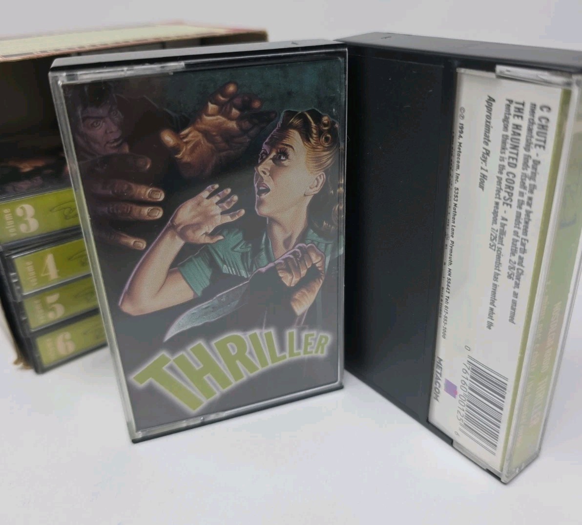 Nostalgia Radio Thriller Audio Cassette Tapes Series Of 6 Preowned Retro Sci-Fi