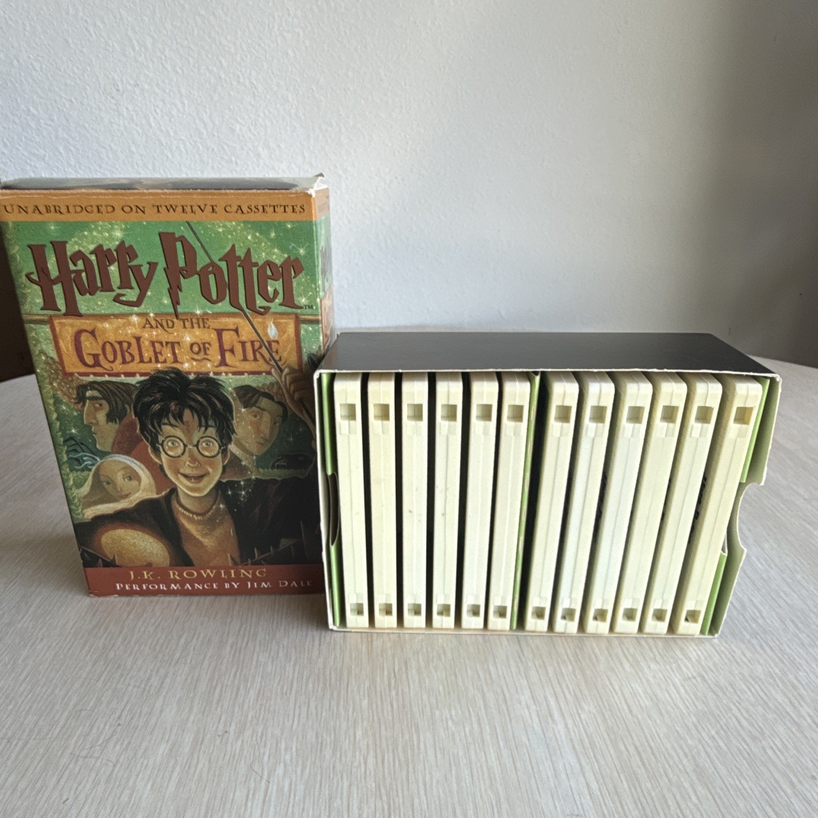 Vintage Harry Potter and the Goblet of Fire Unabridged Audiobook 12 Cassettes