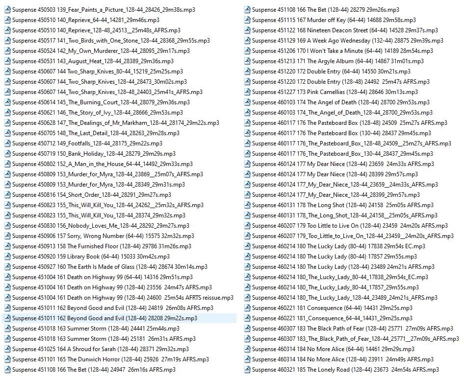 SUSPENSE 1940S 500+ Select Oldtime Radio Shows MP3 OTR On USB Flash Drive