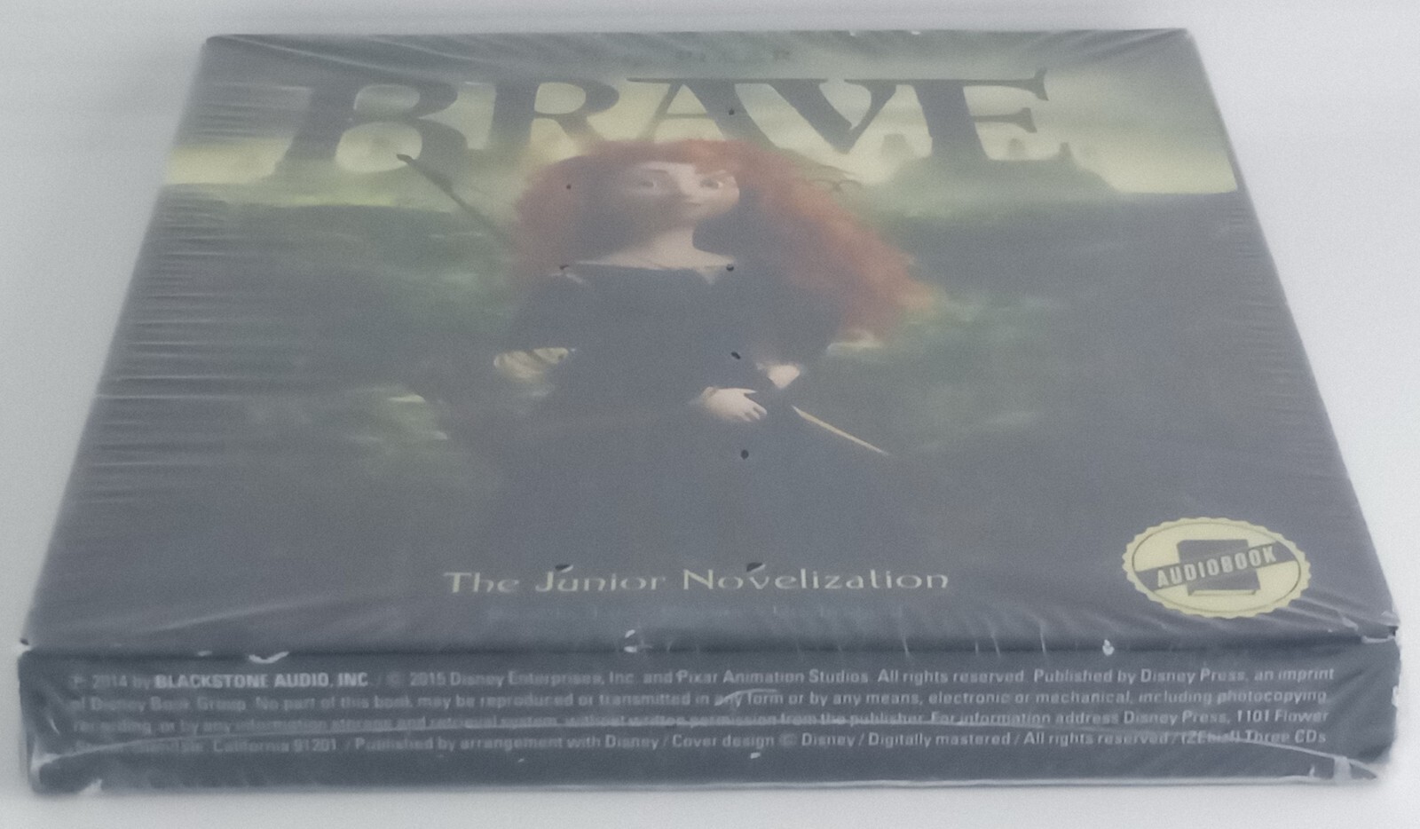 Disney PIXAR’s BRAVE ~ Junior Novelization Unabridged Audiobook ~3hrs/3 CDs~ NEW
