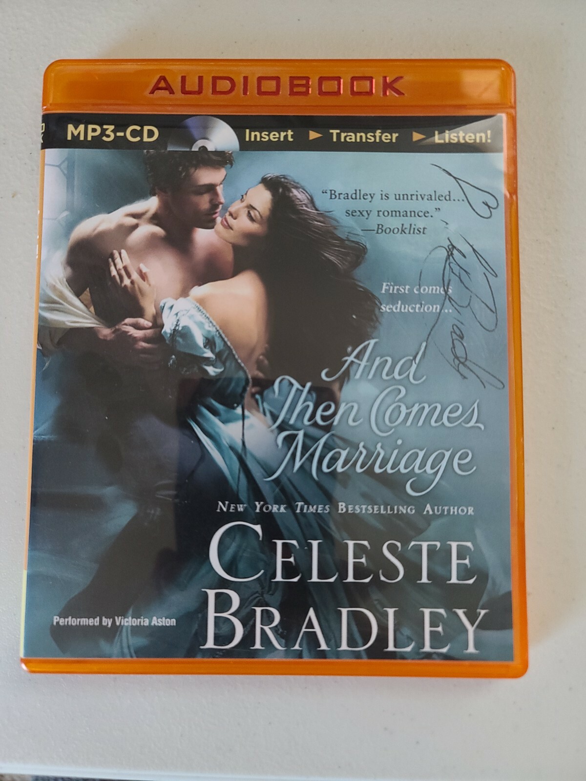 SIGNED Worthington: And Then Comes Marriage by Celeste Bradley (2016, CD MP3)