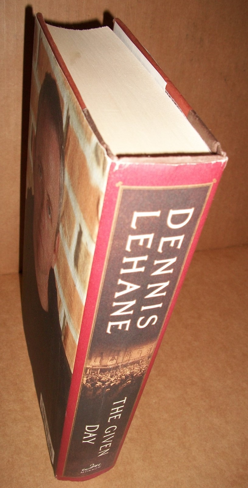 The Given Day Dennis Lehane hardcover 1st edition print autographed signed good