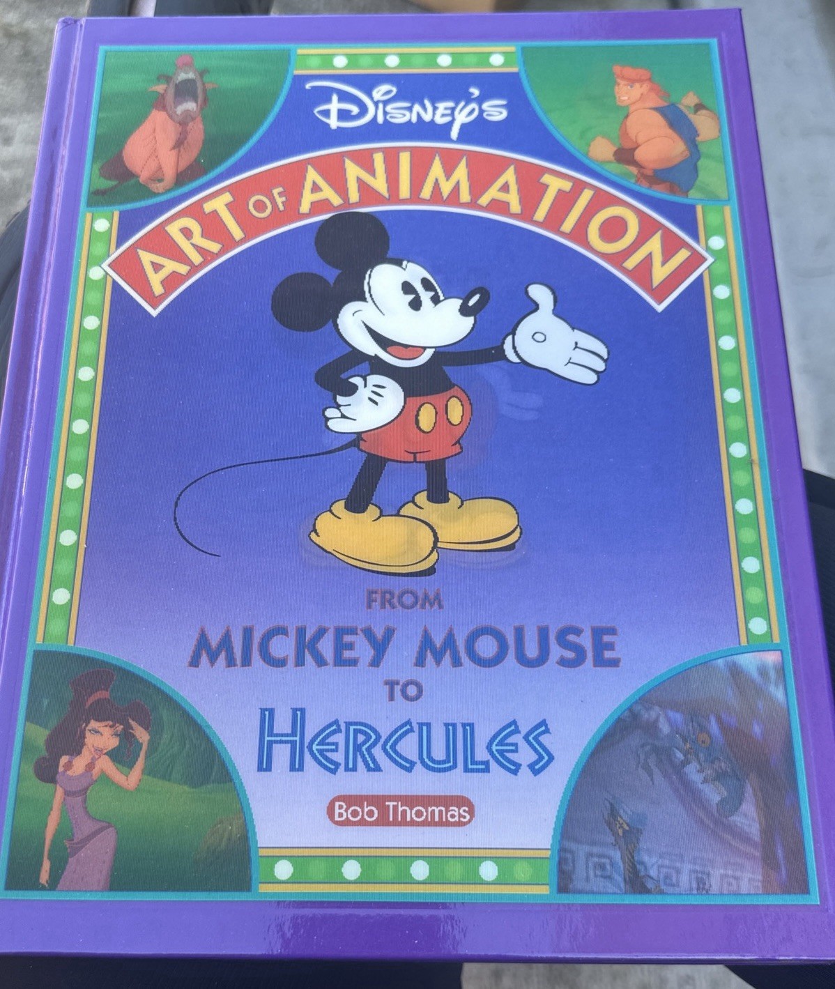 Disney’s Art of Animation Mickey Mouse hardcover  1991 Vintage