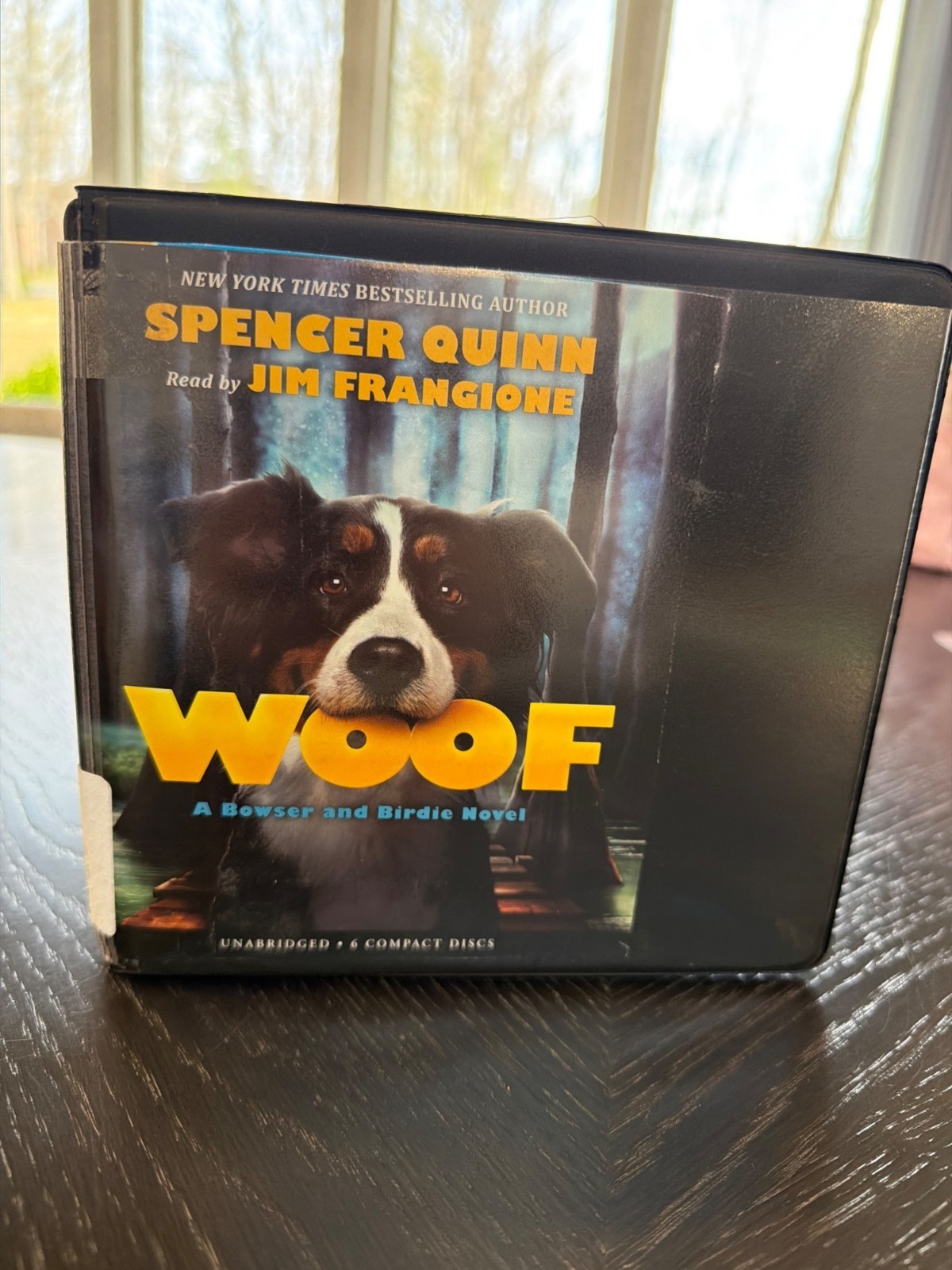 Woof By Spencer Quinn Audiobook Unabridged 6 CDs Read By Jim Frangione