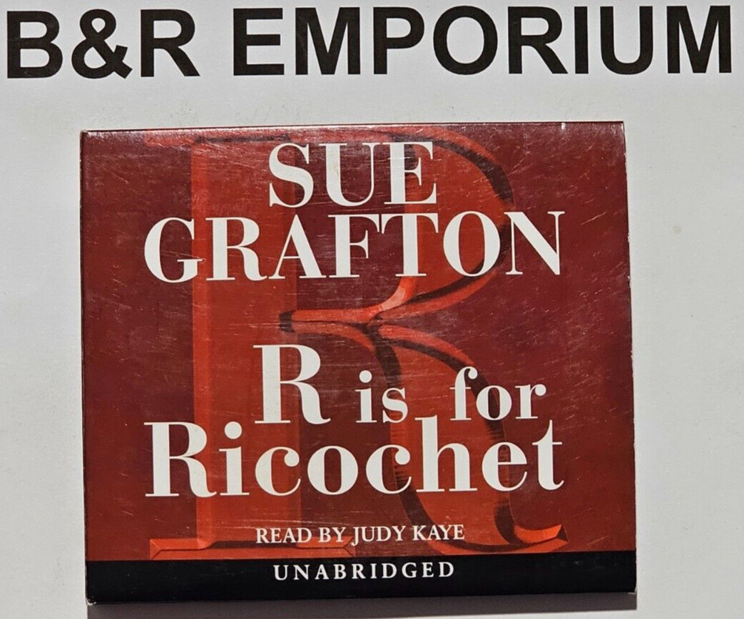 Sue Grafton — R is for Ricochet — (2004 Random House Audio) — 10-CD Audiobook