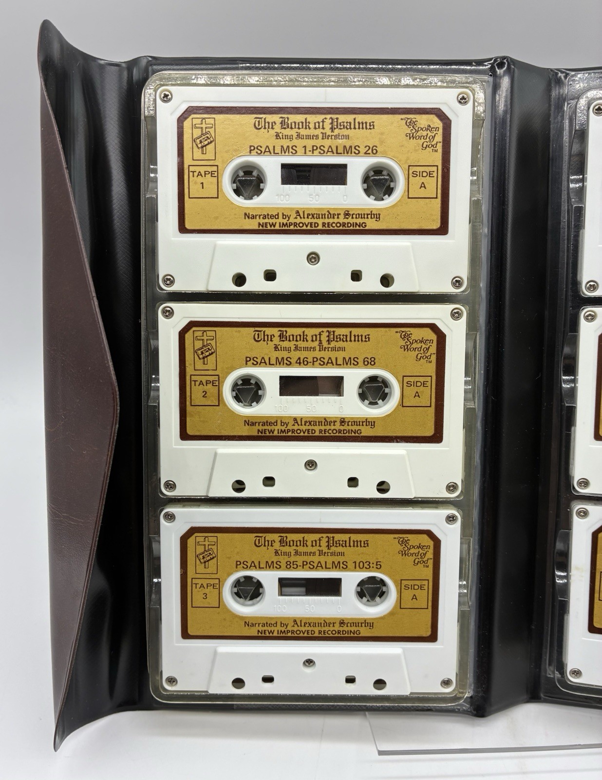 Psalms & Proverbs King James Version Cassettes Set narrated by Alexander Scourby