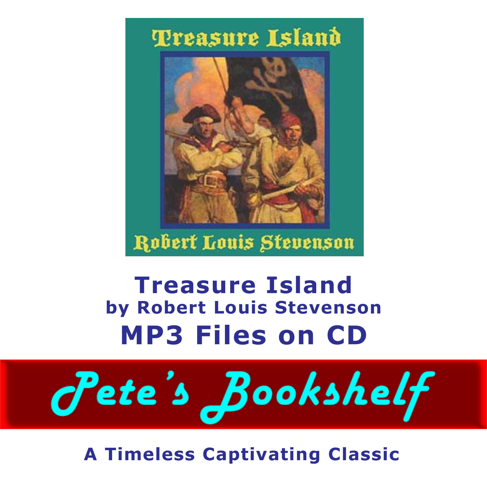 Treasure Island by Robert Louis Stevenson — MP3 CD