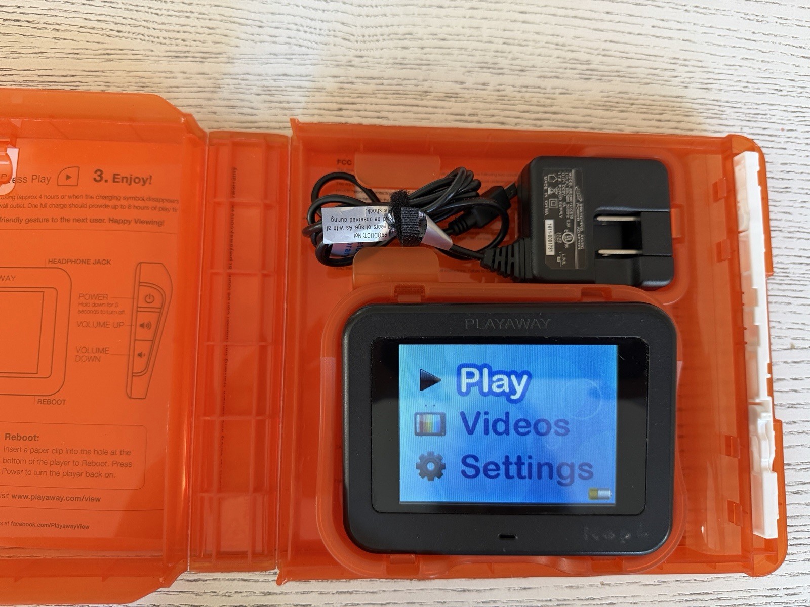 Playaway View All in One Mini Video Player Stories about Families Roadtrip
