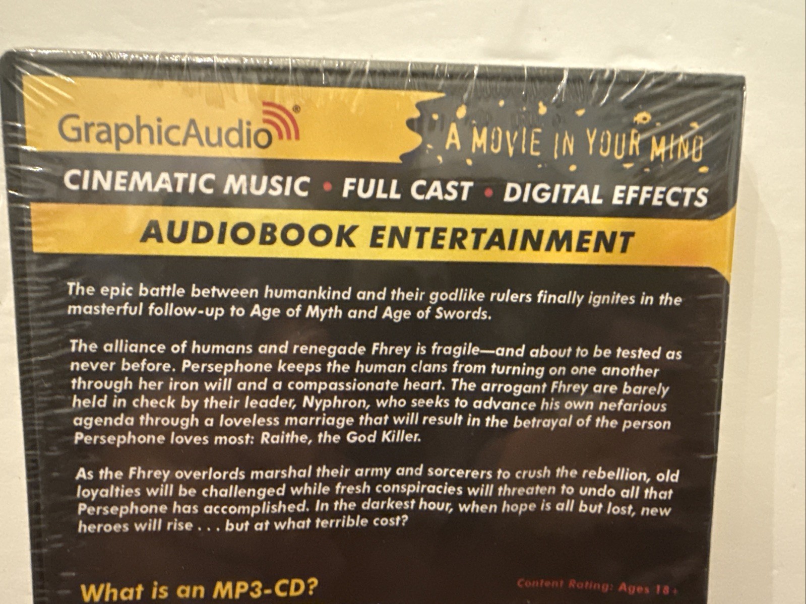 Audiobook MP3 “Age of War» By Michael J. Sullivan — Unabridged (2of2 only) NEW