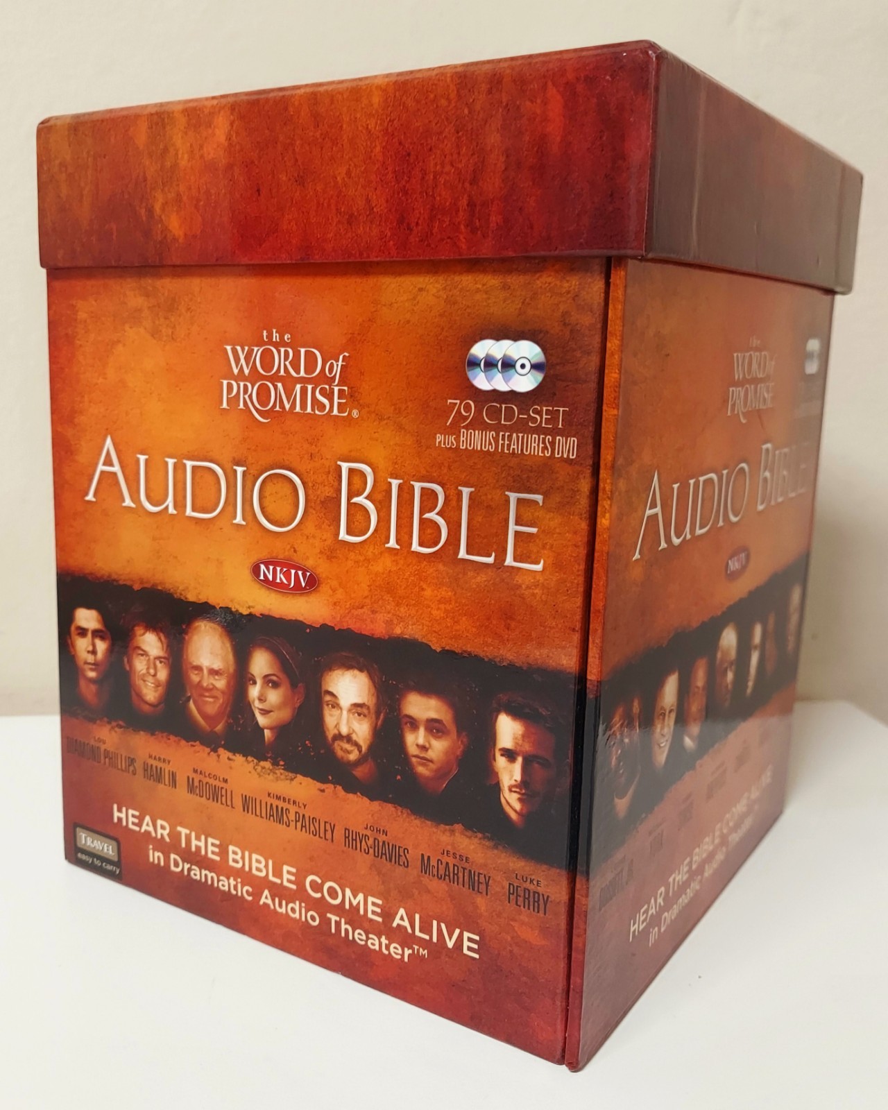 🔥 The Word of Promise Audio Bible NKJV on 79 CD Discs Audiobook Set w/ Case