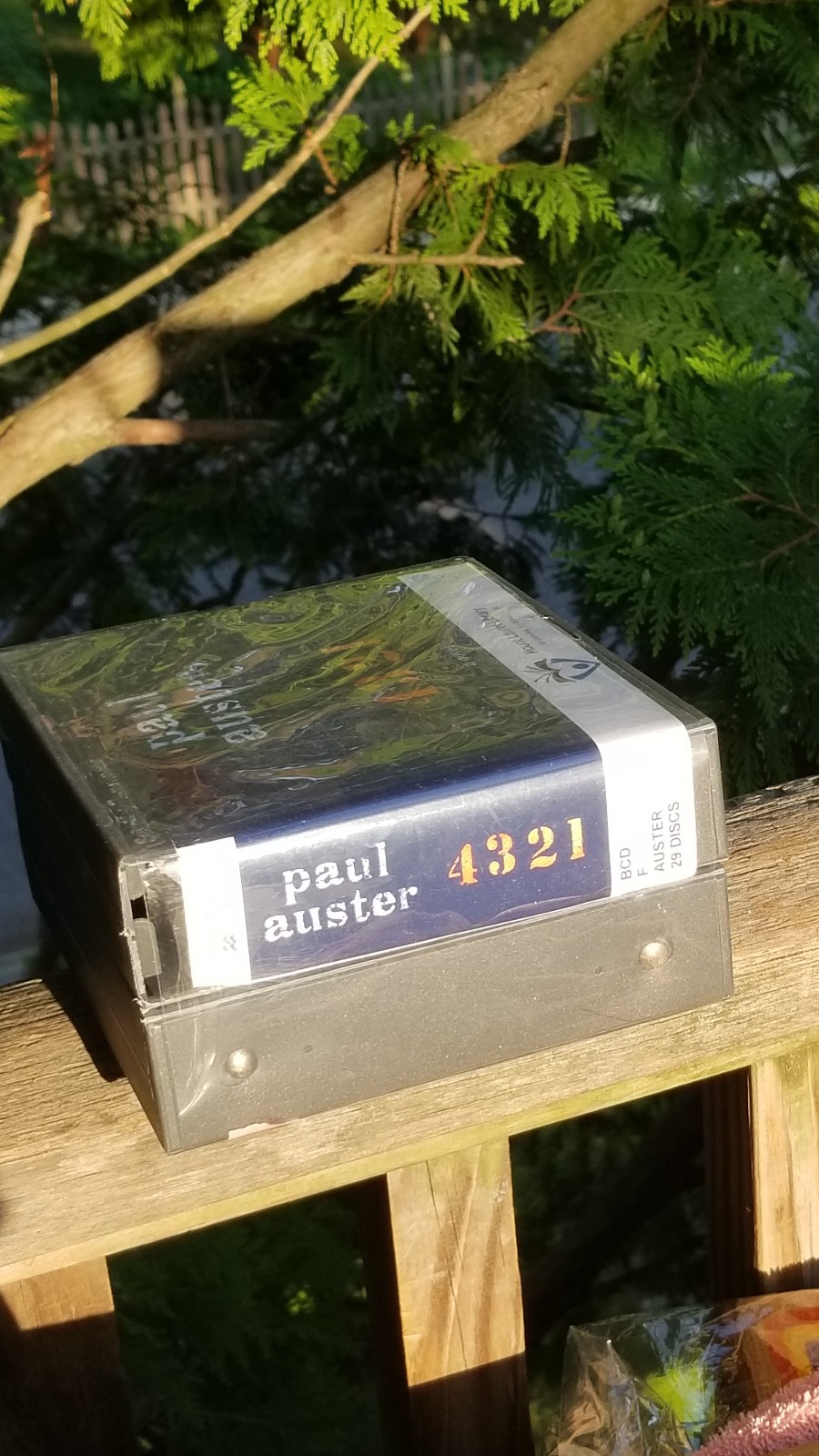 2 SETS OF AUDIOBOOKS CD’S PAUL AUSTER 4321 AND THE DRESSMAKER KATE N