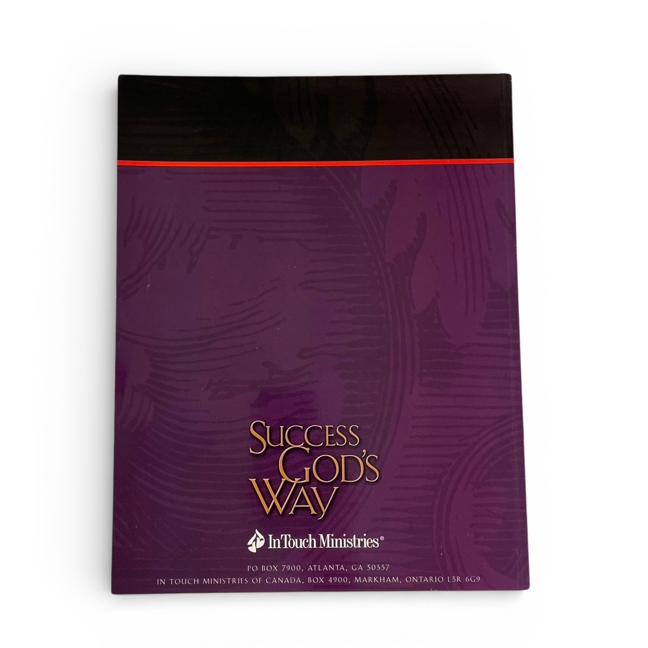 Charles Stanley Success God’s Way Workbook and Audio Cassettes