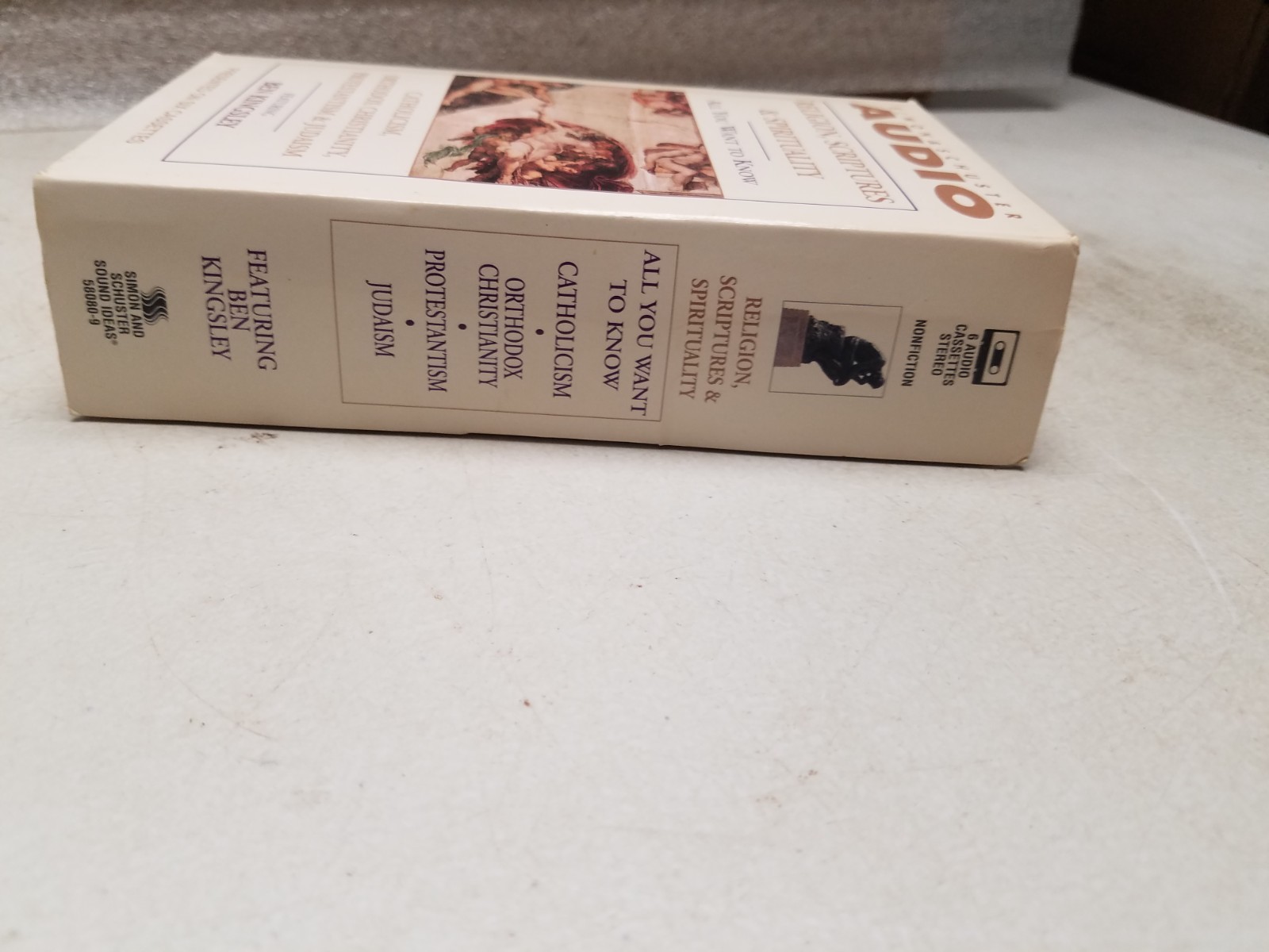 Religion, Scriptures & Spirituality Read by Ben Kingsley 6 Cassettee Audio Tape