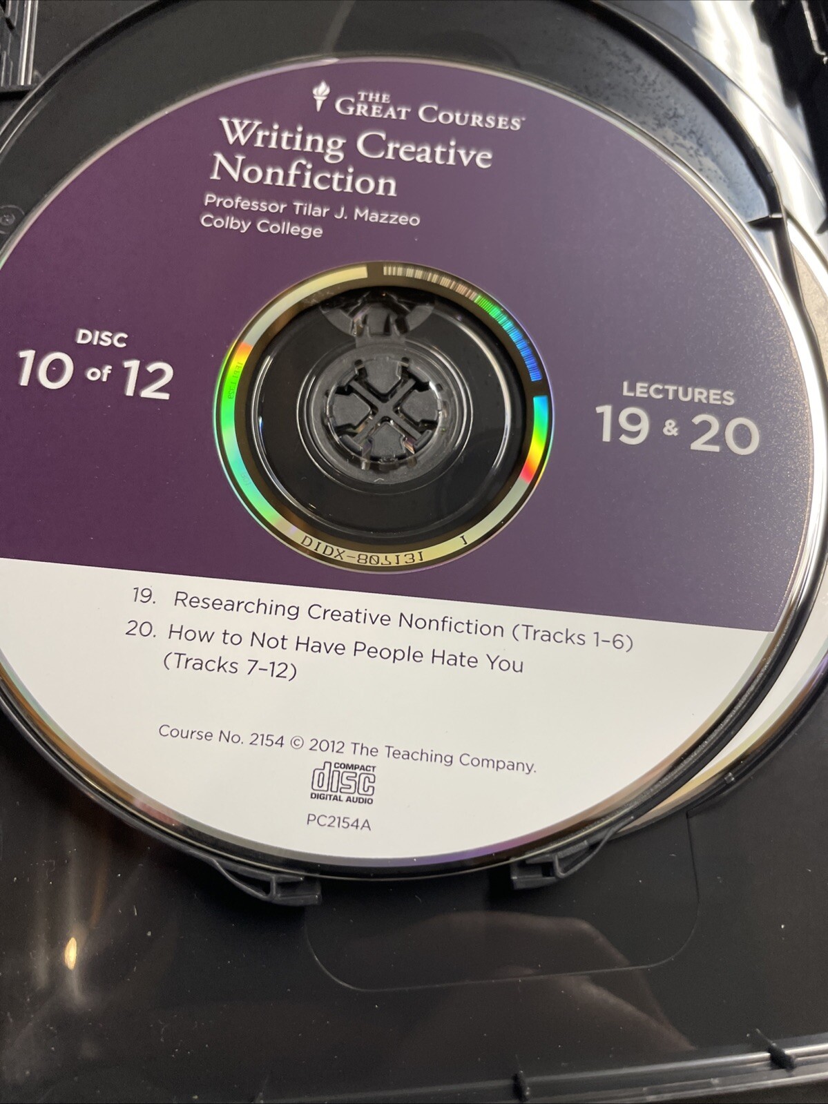 The Great Courses: Writing Creative Nonfiction 12 Audio CDs Only Volume 1 & 2
