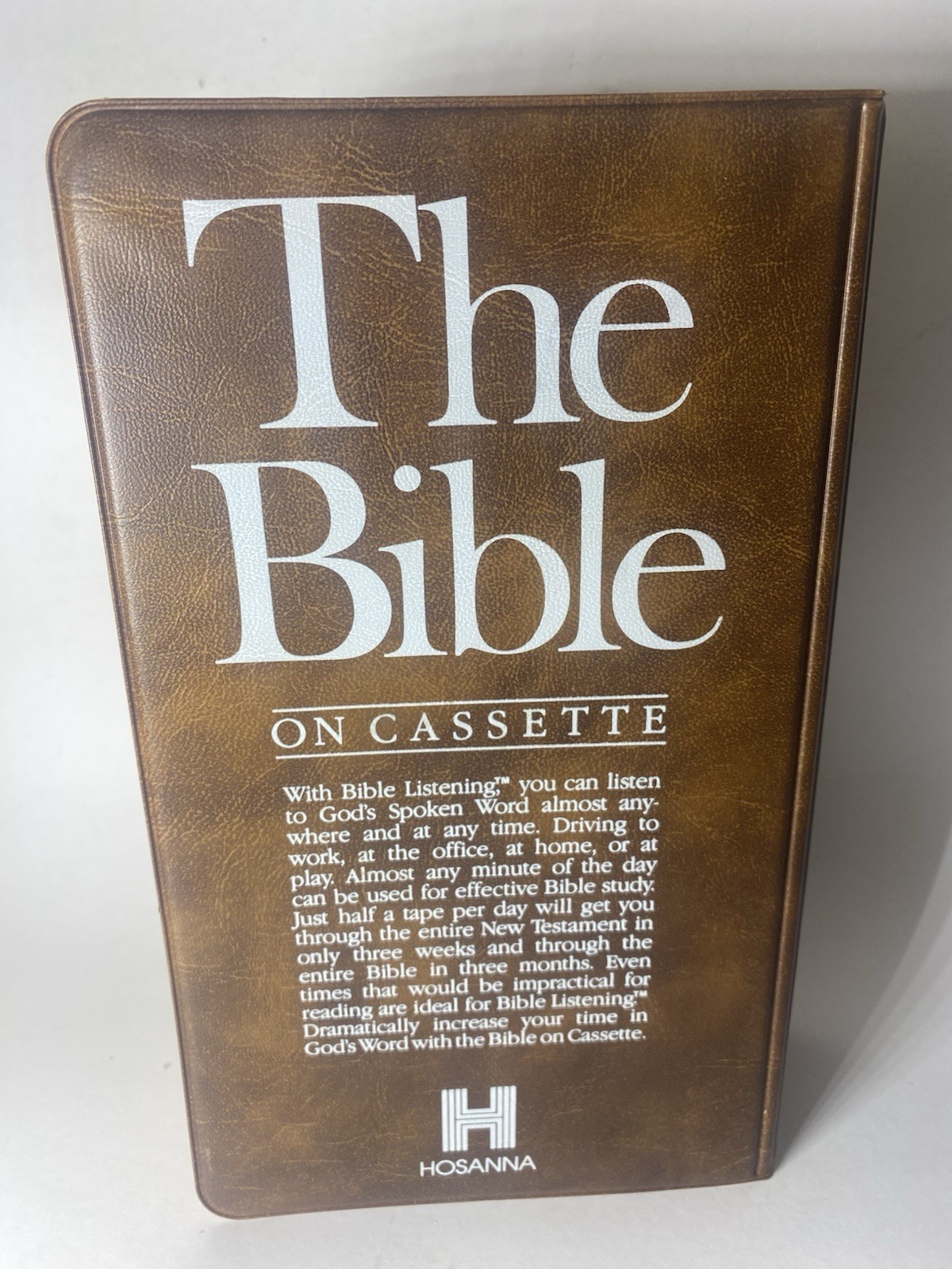 The Bible on Cassette IV New King James Version New Testament 12 Cassettes