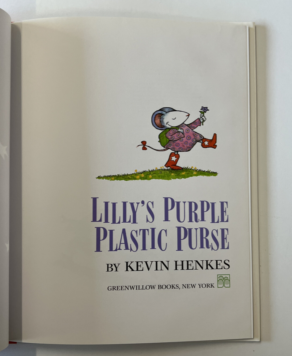 «Lilly’s Purple Plastic Purse» by Kevin Henkes First Edition Brand New HC W/ DJ