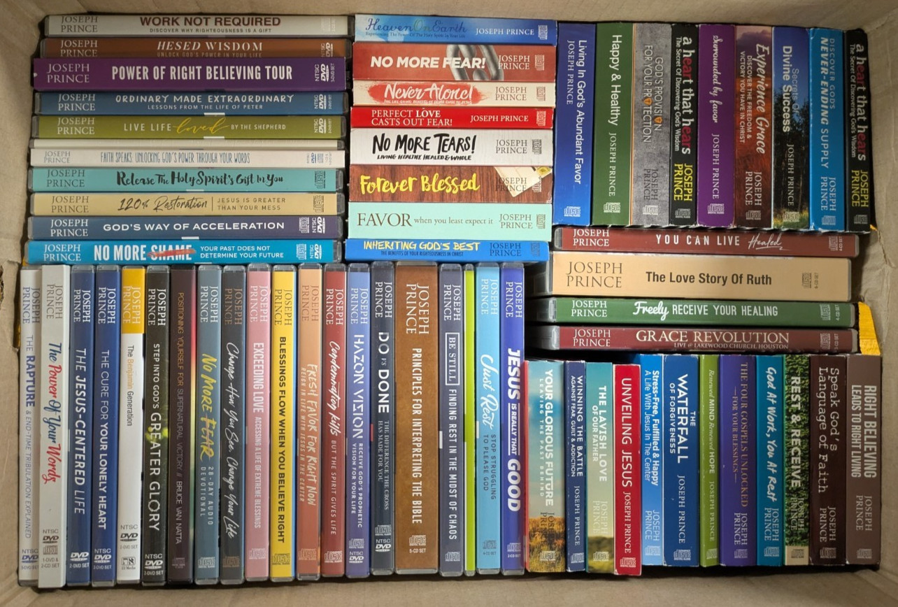 Huge 60 + Lot CDs Joseph Prince Ministries AUDIO SERMONS CHRISTIAN Religious MIX