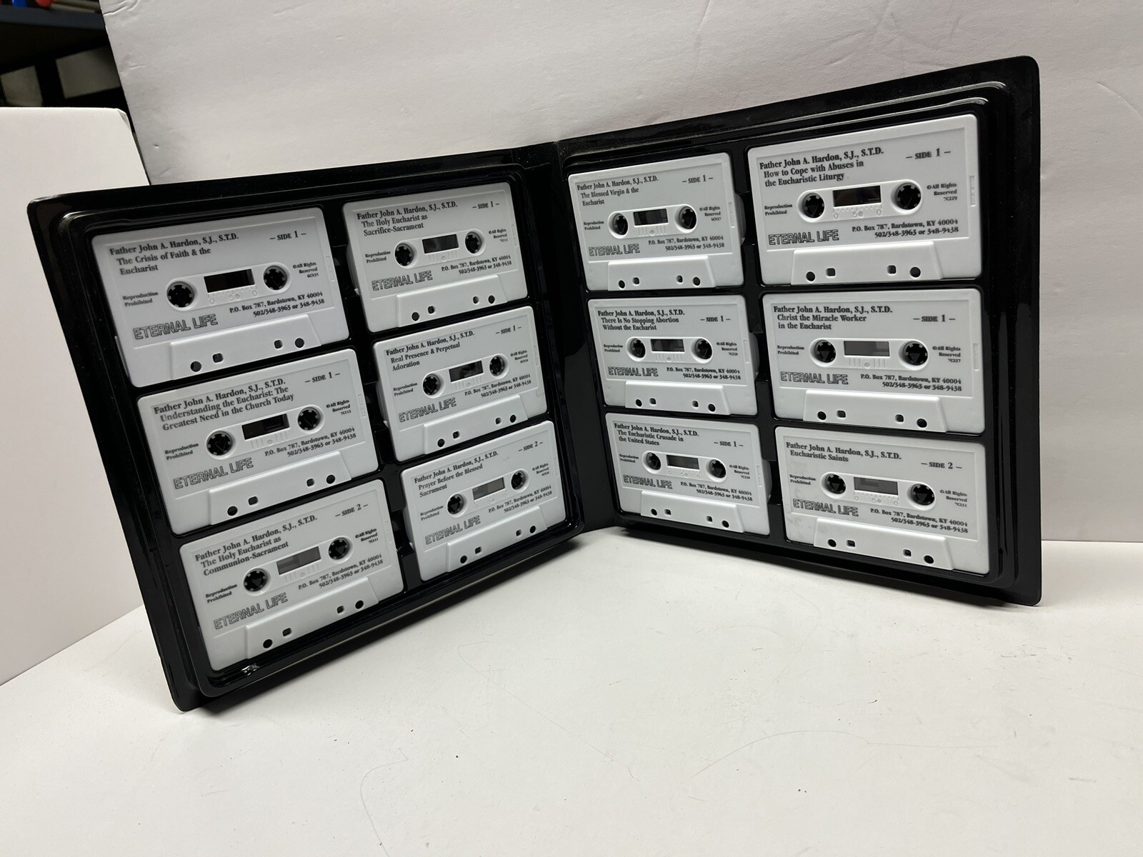 The Blessed Sacrament By Father John A. Hardon S.J. Eternal Life 1997 — 12 Tapes