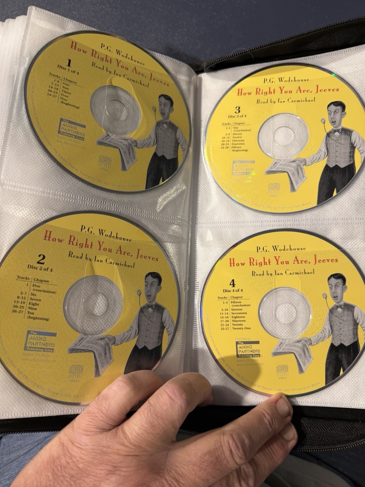P.G. Wodehouse Jeeves Audiobook CD Lot 11 Titles Complete Sets Unabridged