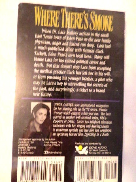 Where There’s Smoke-SANDRA BROWN-Audio Cassettes-RARE-1993-New VTG