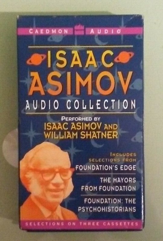 ISAAC ASIMOV AUDIO COLLECTION william shatner CASSETTE TAPE