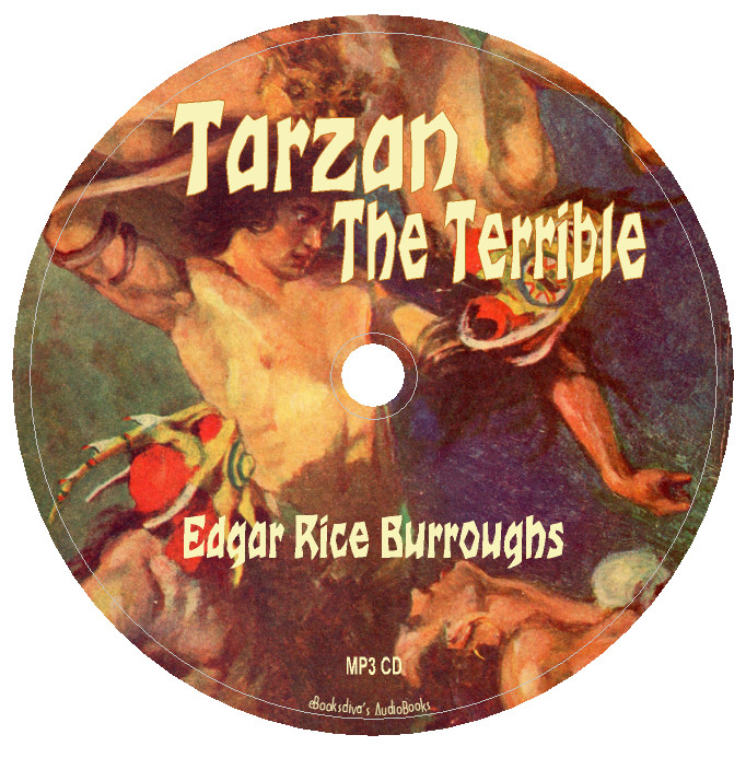 Tarzan the Terrible Edgar Rice Burroughs Fantasy Audiobook in 1 MP3 Audio CD