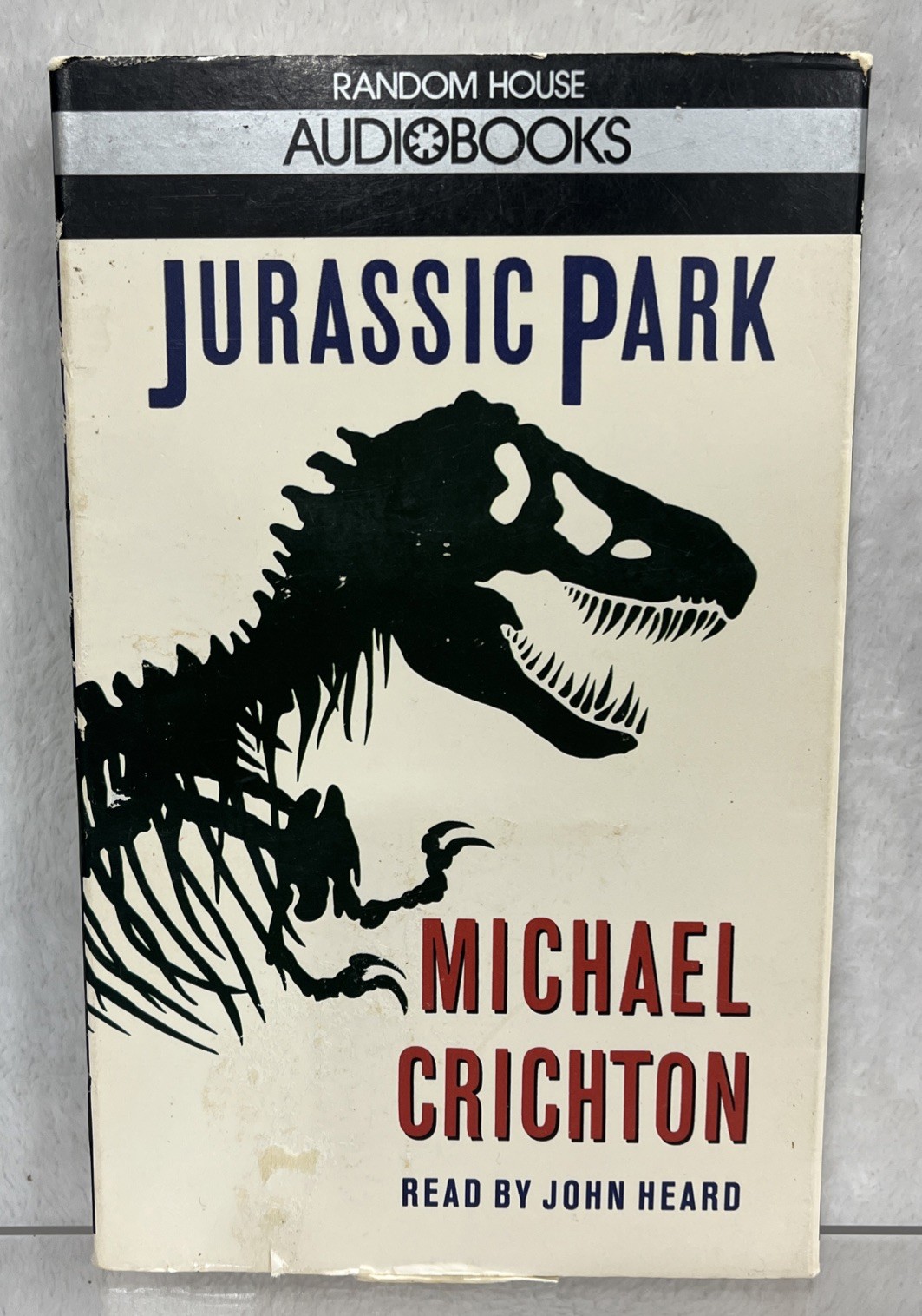 Jurassic Park by Michael Crichton — Read by John Heard — Audiobook Cassette
