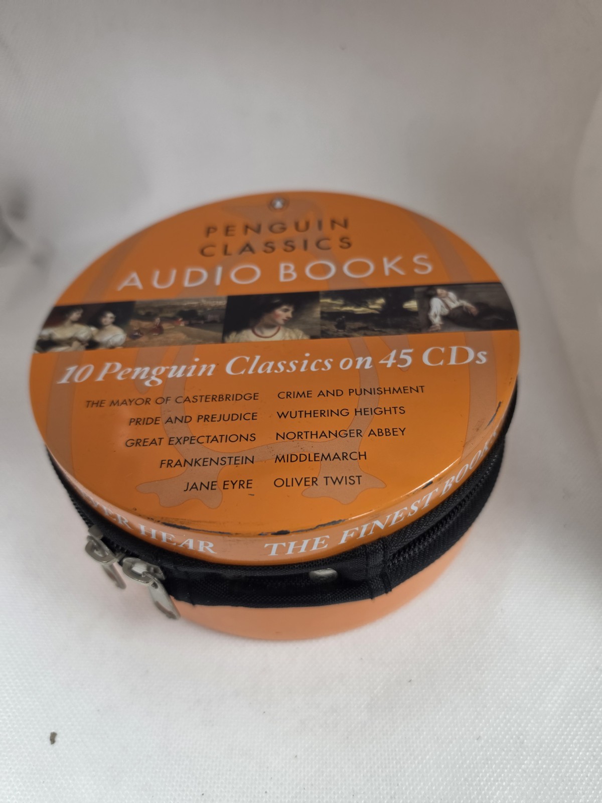 10 Penguin Classics Audio Books Tin On 45 CDs Oilver Twist Frankenstein Etc (S2)