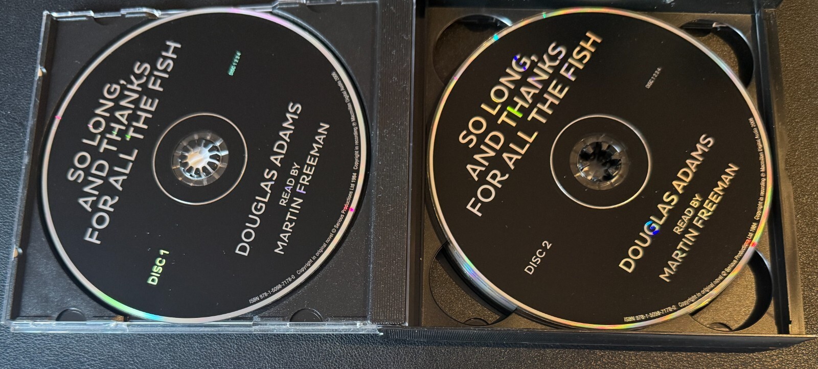 AUDIO BOOK Douglas Adams So Long and Thanks for all the Fish on 4 x CDs Freeman