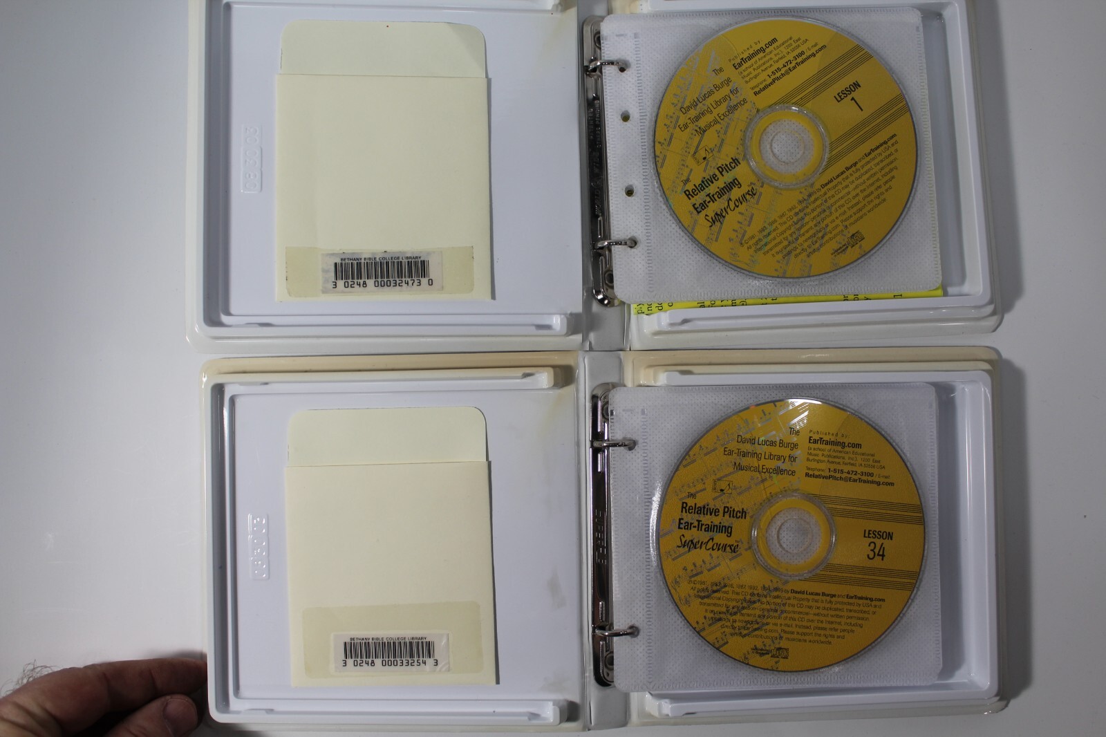 Relative Pitch Ear Training SuperCourse David Lucas Burge CD 1 to 41 Ex Library