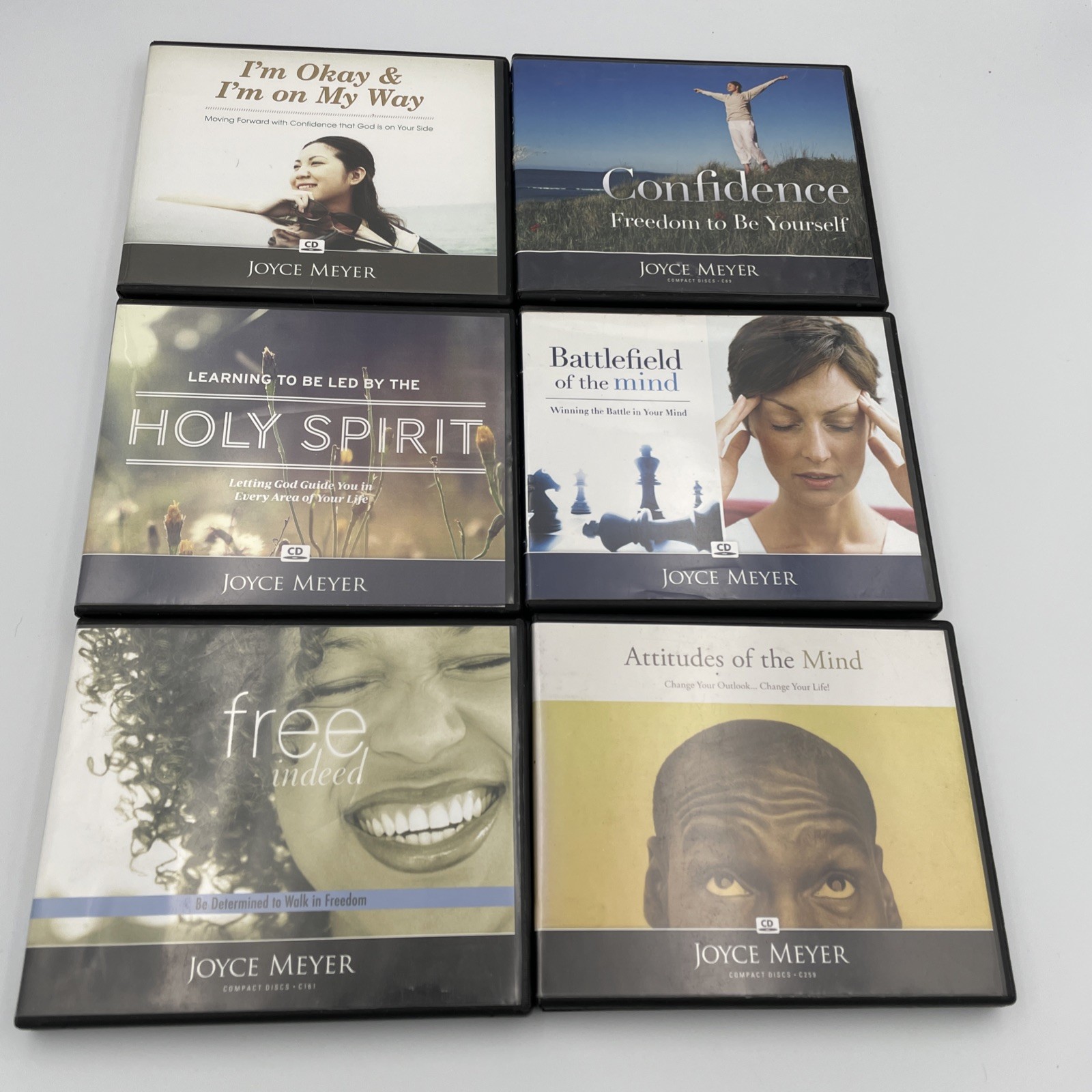 Joyce Meyer Ministries Audio CD Set Christian Living Self Help Biblical-lot of 6