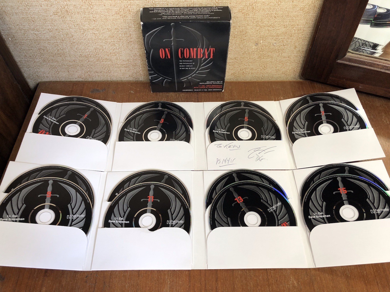 Signed, On Combat: The Psychology and Physiology of Deadly Conflict War Peace Cd
