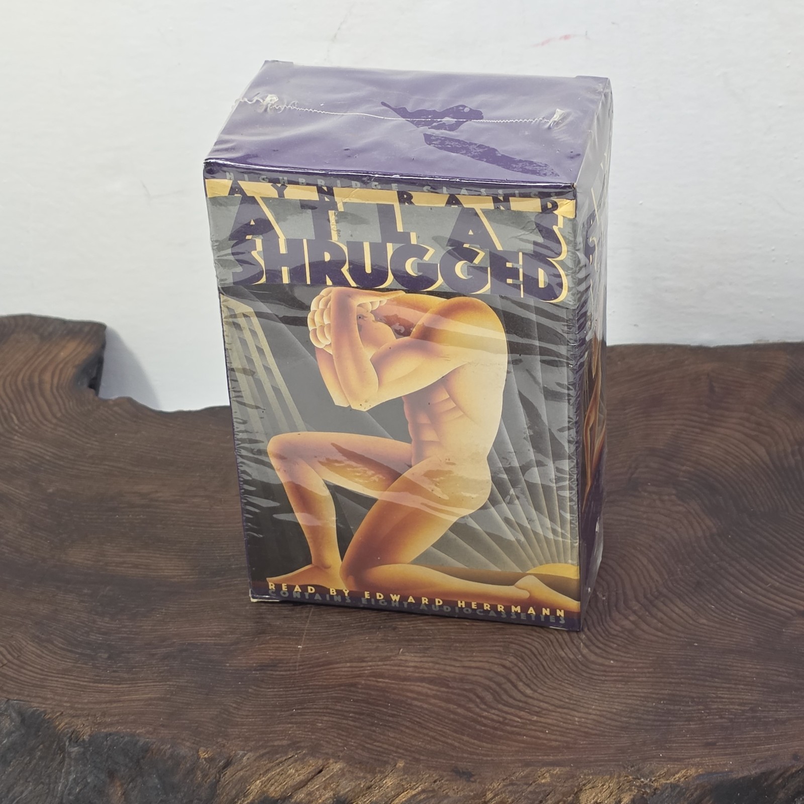 Atlas Shrugged Ayn Rand Audio Box Set 8 Audio Cassettes Highbridge Classic Tapes