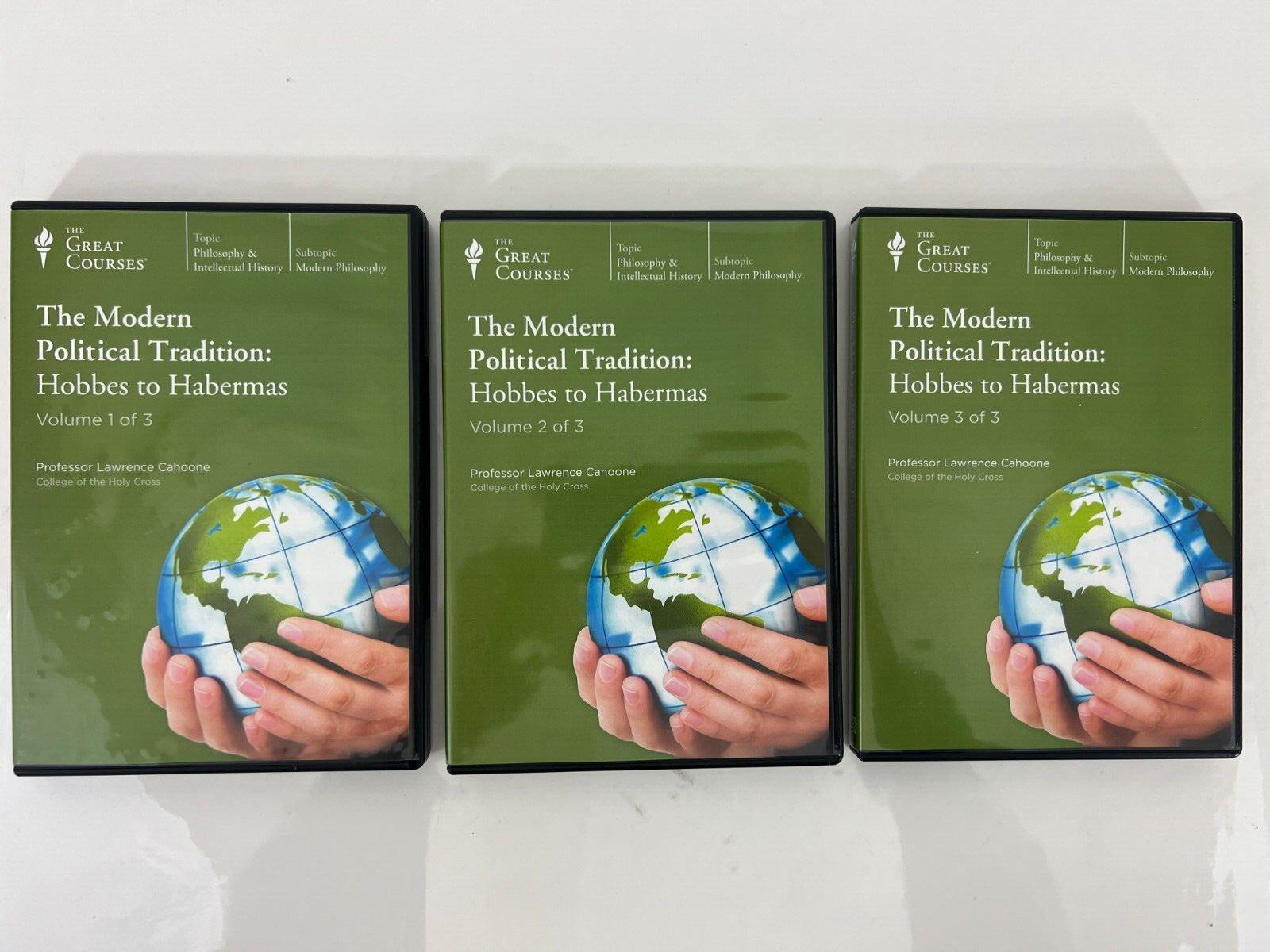 The Modern Political Tradition: Hobbes to Habermas by Lawrence Cahoone 3 Volumes