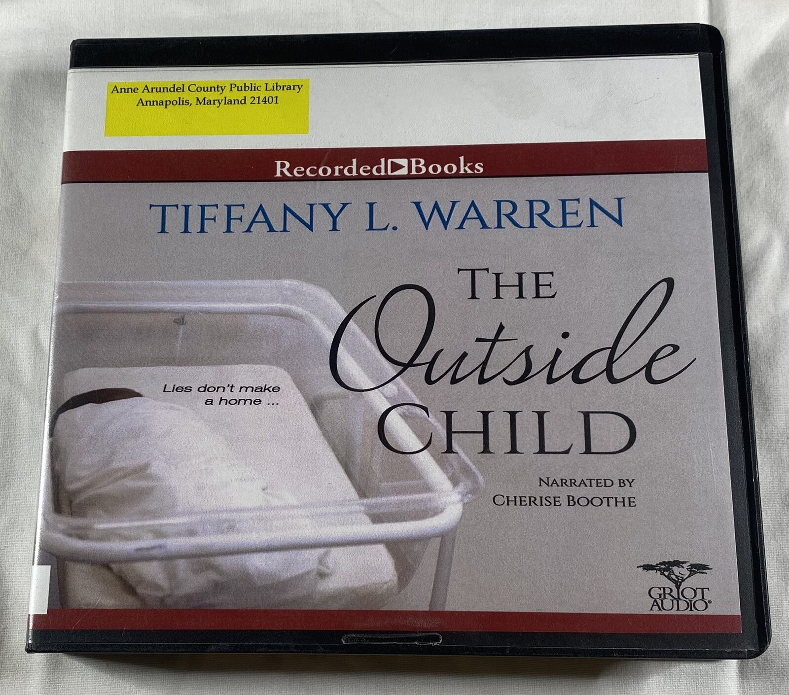 The Outside Child Tiffany, L Warren Audiobook Ex Library CD Discs