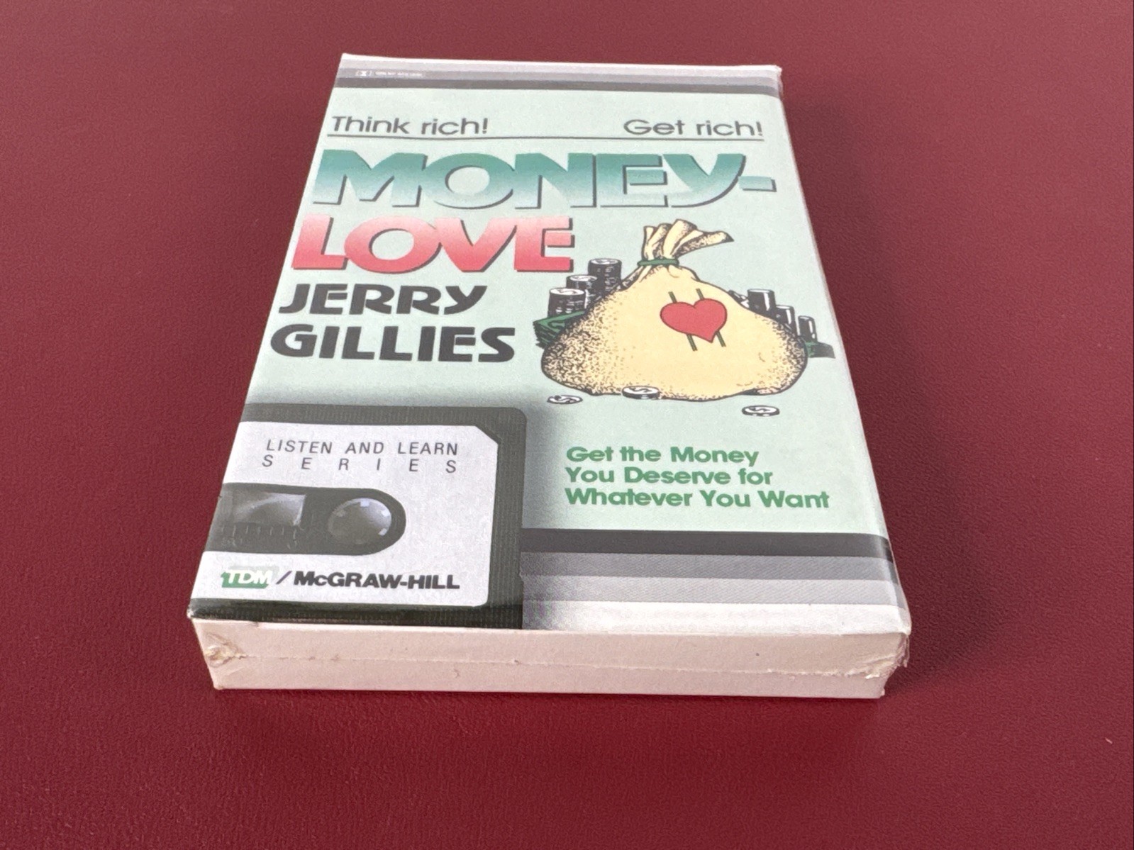 Money-Love Think Rich! Get Rich!, Jerry Gillies, Audio Cassette, Sealed-New