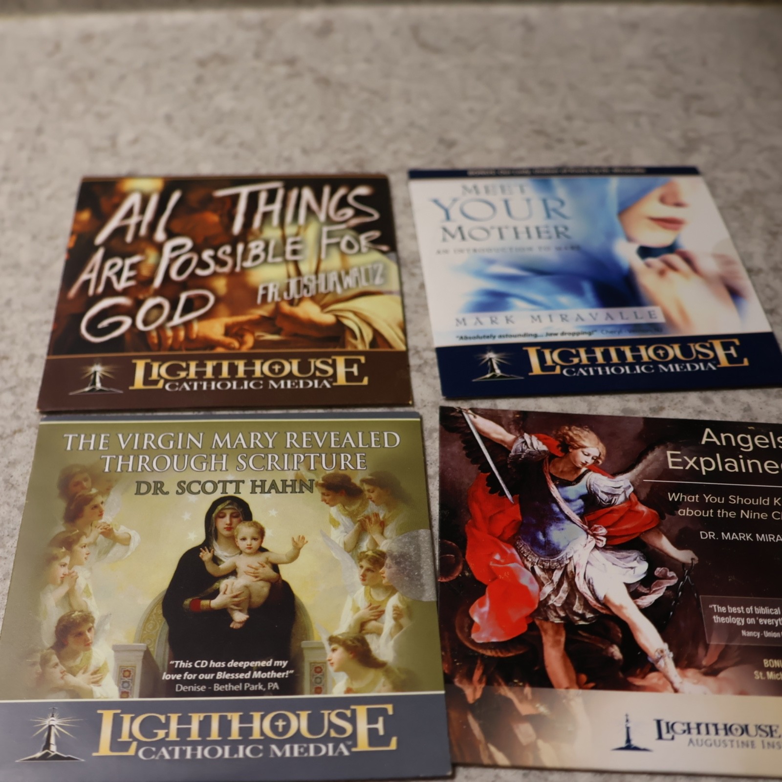 Lighthouse Catholic Media Cd of the Month~ Lot of 4